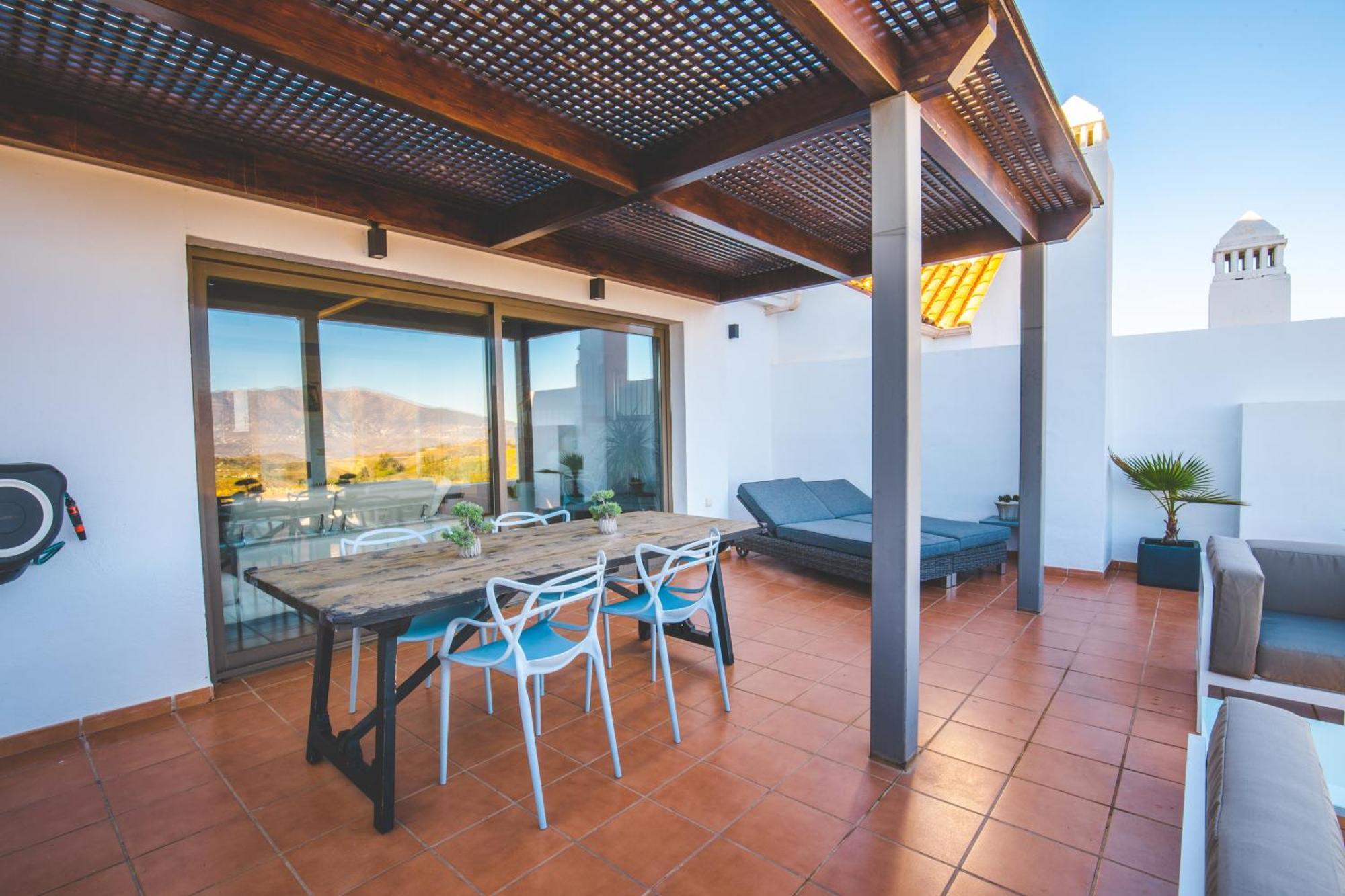 Ferienwohnung Penthouse La Cala De Mijas Golfview,Mountain Ans Seaview Exterior foto